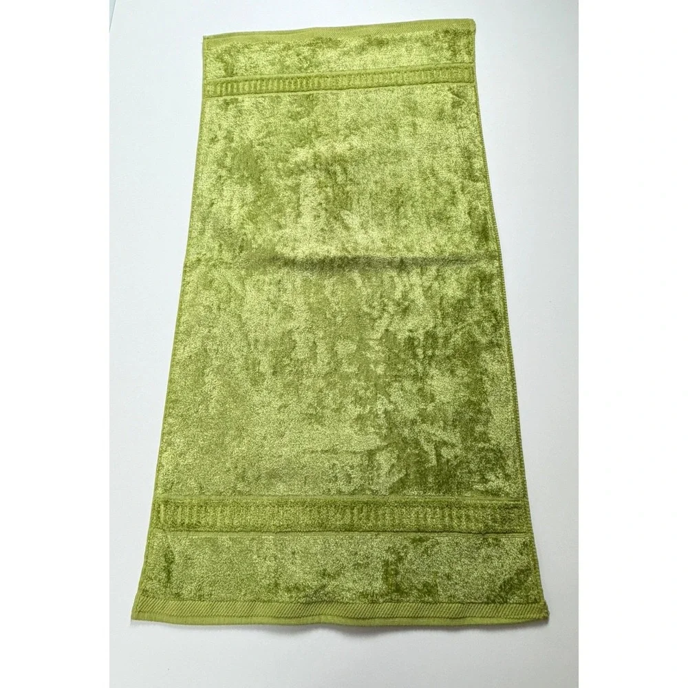 Vintage‎ Cannon Royal Family Hand Towel Avocado Green MCM Cotton